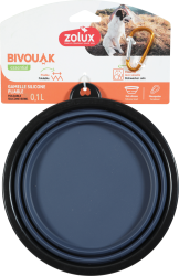 BVK Foldable Soft Bowl Blue, 1 L